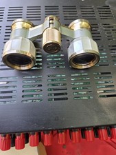 Vintage REVUE Opera Glasses Binoculars 2.5x23 Mother of Pearl Japan JB208 picture
