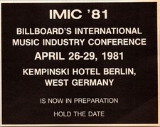 IMIC ’81 Berlin, West Germany 1981 1980 Ad 4AK9-5 picture