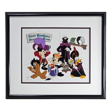 Disney Mickey Mouse Sericel Backstage With The Fabulous Five Ltd Ed 22.5” picture