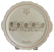 Vtg Dionne Quintuplets Ontario Canada 1934 Historical Decorative Plate 12