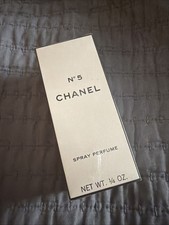 Rare Chanel No. 5 Spray Perfume 1/4 Oz. Vintage Pre-Barcode Sealed Box New NOS picture