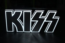 Kiss 3D printed Logo Sign Wall Desk Shelf Art picture