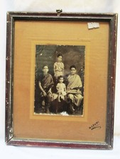 Antique Black & White Photo Photograph VTG Old South India Chettiar Lady n Saree picture