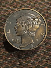 Home Savings & Loan Bank 1916 Mercury Dime Novelty Bank picture