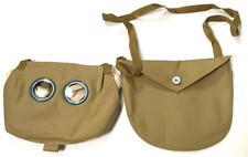 WWI FRENCH M2 GAS MASK & CARRY BAG picture