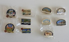 Overseas Adventures Travel, Grand Circle Travel Souvenir Pin Lot Of  9 picture
