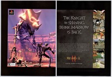 Vintage Print Ad 2000 MediEvil II 2 PlayStation PS1 Original Promo Poster Art picture