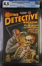 Dime Detective Jan 1939 CGC 4.5 WP Raymond Chandler Marlowe Lady in the Lake picture