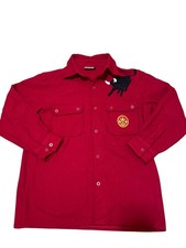 Vintage 60s Philmont Boy Scout Ranch BSA  Wool Shirt Jacket  Size Medium picture