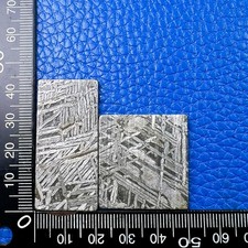 2pcs 26.6g Aletai iron meteorite pendant specimen slab for DIY LX186 picture