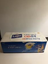 Vintage OB Lager Beer Glass Set Korea Barware 10 Glasses w/ Original Box picture
