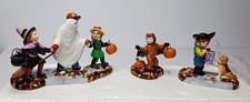 Dept 56 Original Snow Village Halloween Trick or Treat Kids Set of Three picture