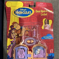 Vintage Mattel Disney Hercules Once Upon a Time Pocket Locket Playset 67807 picture