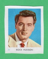 Rock Hudson 1955    Estrellas de la PantalFilm Star Card Rare La Palma Backs picture