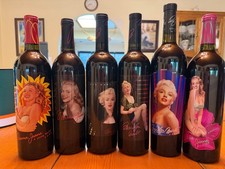 Vintage Norma Jeane Empty Wine Bottles picture
