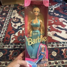 Barbie Mermaid First Edition Mattel Vintage 90's #1434 Changing Color Hair picture