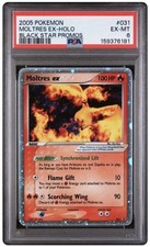 Pokémon 2005 Black Star Promos Moltres ex #031 Holo Promo PSA 6 English picture