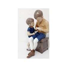 Bing and Grondahl Porcelain Denmark Figurine Tom & Willy No. 1648 date 1952-1957 picture