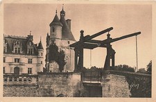Postcard France: Chateau de Chenonceaux Drawbridge & Tower, Loire picture