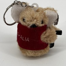 I Love Australia Koala Bear Plush Hug Souvenir Clip Outback Red Keychain picture