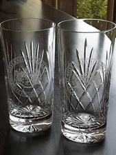 OFFICIAL STATE OF ALABAMA Etched STATE SEAL Crystal HIGHBALL GLASSES Glass RILEY picture