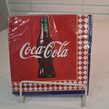 Vintage Style Coca-Cola Cocktail Napkins 4 Packs 80 Napkins 2014 picture