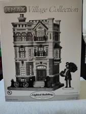 Lemax Collectors Club - East Side Brownstone set of 2- Not Perfect picture