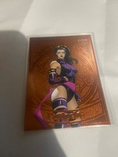 Psylocke [Titian] #M-16 Marvel 2024 Fleer Ultra Matriarchs Medallions /75 picture