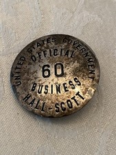 WW2 Hall Scott Inspector Pin #60 picture