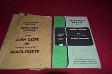 John Deere 110 Forage Wagon Operator's Manual BVPA  picture