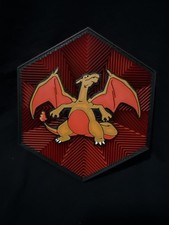 3D Printed 6” x 7” Pokemon Charizard Hex Art picture