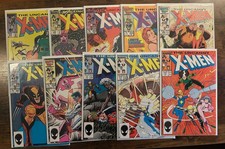 Lot of 10 Uncanny X-Men #197 202 203 204 206 207 209 216 217 218 Marvel Comics picture