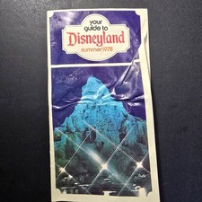 Summer 1978 Disneyland Park Guide with ABCDE Ride Ticket Guide picture