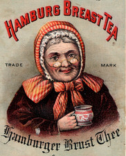 1880s-90s Dr. August Koenig's Breast Tea Quack Medicine G. M. Shindel F185 picture