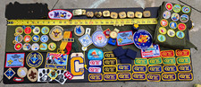 ​Vintage Boy Scout BSA Patch Lot Merit Badge Sash Mid-America Council Buckles picture
