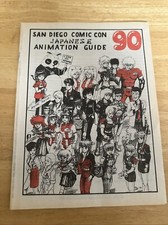 1990 San Diego Comic Con Japanese Animation Guide SDCC Anime Souvenir RARE.(#5) picture