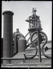 Cleveland OH Vertical view of 1000 ton blastfurnace at Mckinney Co- Old Photo picture