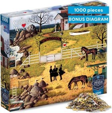 Buffalo Games - Charles Wysocki - Formulating The Plan - 1000 Piece Puzzle picture