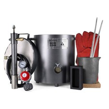 TOAUTO 6KG Propane Gas Melting Furnace Kit Metal Copper Silver Aluminium Casting picture