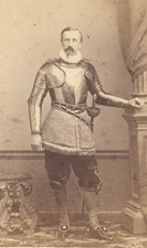 Swiss Guards Pontifical Army Old CDV Photo 1865 picture
