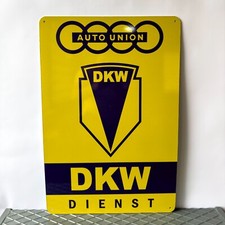 High Qulity Vintage DKW Auto Union Service Heavy Metal SignXXL 24