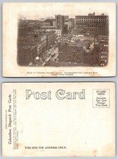 Columbus OH Business Section Capitol Trust Bldg View Vintage Postcard picture