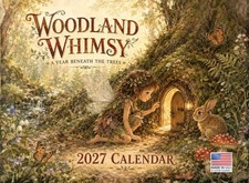 Woodland Whimsy Fairy Calendar 2027 Monthly Wall Calender 12 Month picture