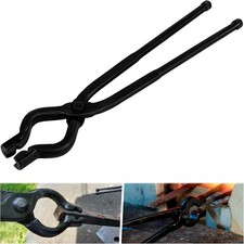 17 Inch V-Bit Bolt Blacksmith Tongs, Wolf Jaw Tongs Assembled Knife Making picture
