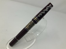 Marlen Hippocrates Medical Collection Burgundy Resin And Silver Rollerball Pen picture