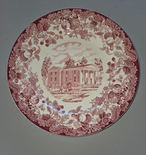 Harvard Wedgwood Commemorative Plate Dane Hall Law School 1852 picture