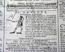 BATTLES OF SARATOGA John Burgoyne SURRENDERS 1777 Revolutionary War Newspaper picture