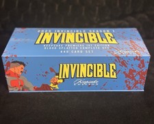 SDCC 2025 Keepsake Invincible 1st Edition Blood Splatter 449 Card Set Sealed picture