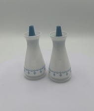 Vtg. Pair Of Pyrex salt and pepper shakers -