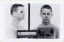 Vintage California mug shot - Handsome adolescent - 1959 - Gay interest picture